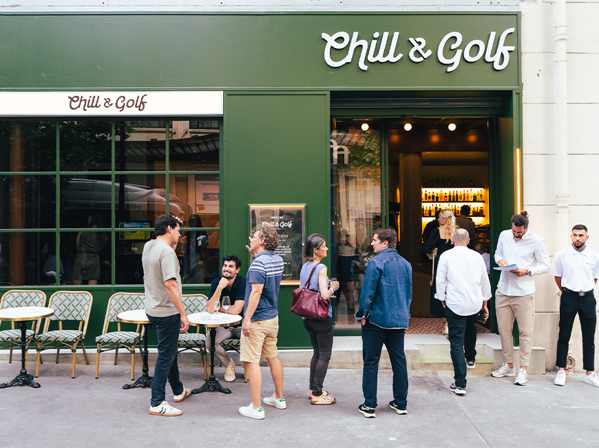 The first bar in Indoor Golf opens its doors in Paris