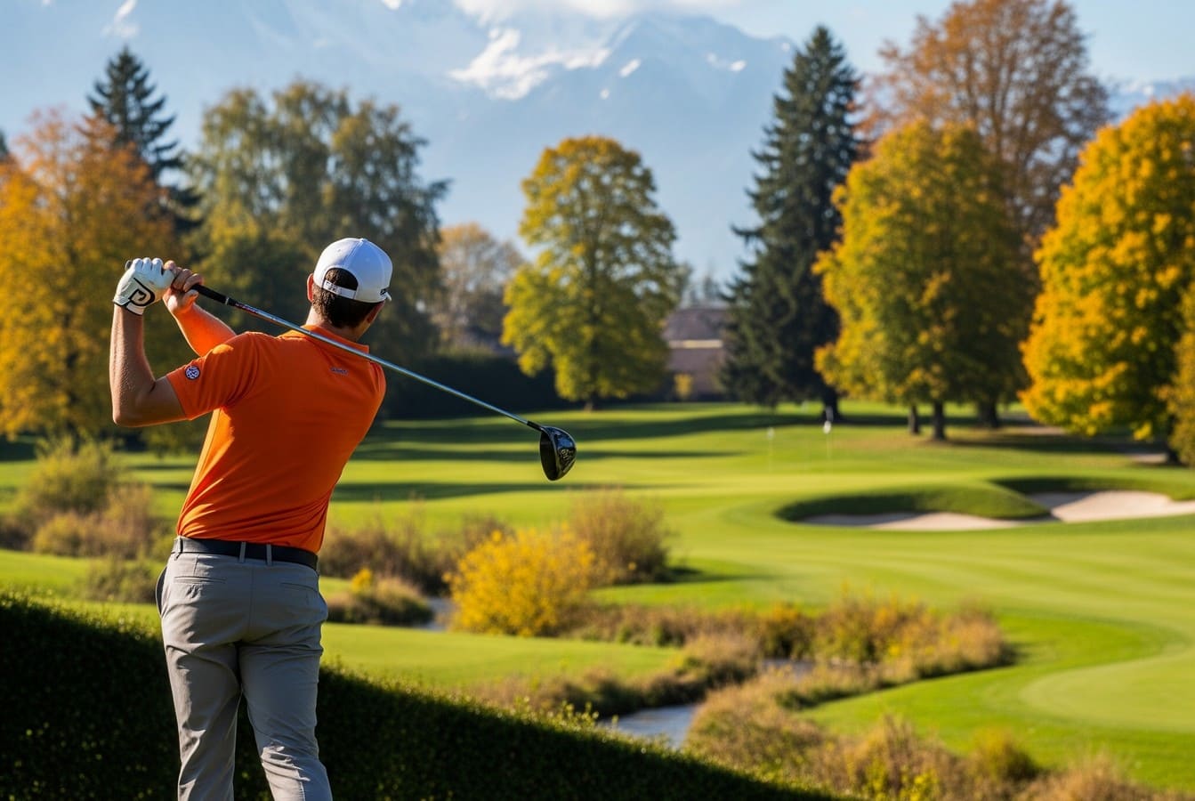 This border golf unveils a stunning panorama on a majestic lake and the highest mountain in Europe – Golf & Fairway