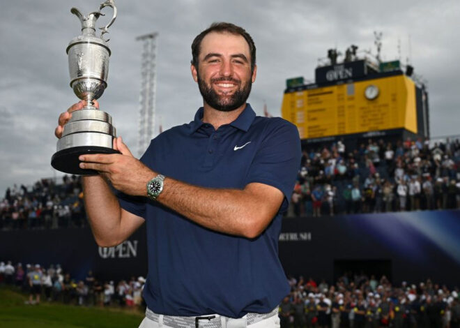 Scottie Scheffler continues to mark the history of golf course in The Open