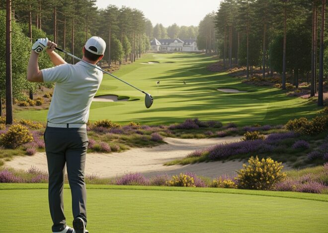 This exceptional course combines pure strategy, undulating heather and fairways drawn as works of art – Golf & Fairway