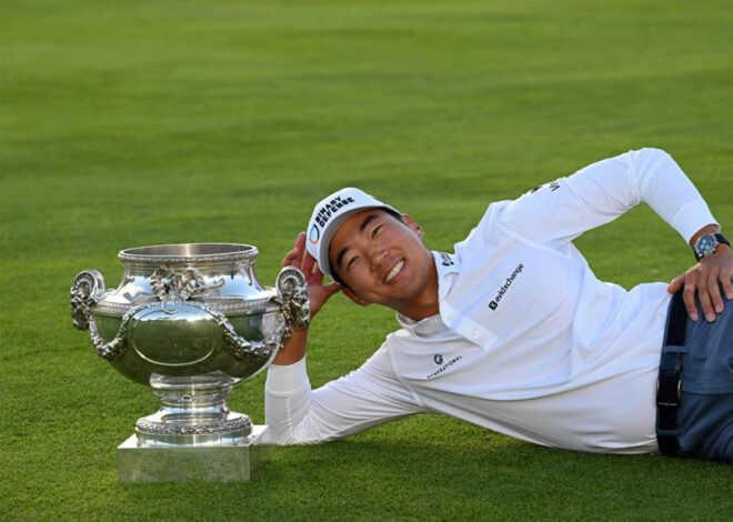 Michael Kim Prive Jeong Weon Ko of title at Fedex Open from France