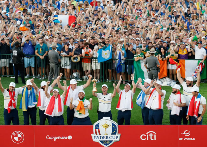 Team Europe wins the 45th Ryder Cup!